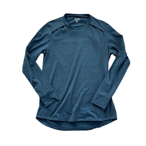 CARVE DESIGNS Long Sleeve Open Back Shirt Blue Size XL - Picture 1 of 7